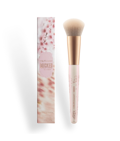 r.e.m. beauty x Wicked: For Good Cherry Blossom Blush Brush