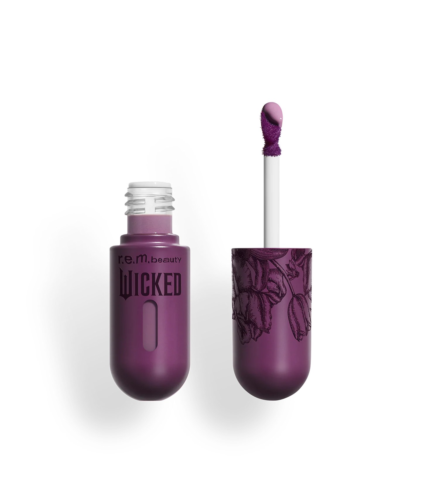 r.e.m. beauty x Wicked: For Good tulip field lip stain