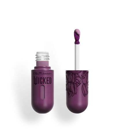 r.e.m. beauty x Wicked: For Good tulip field lip stain