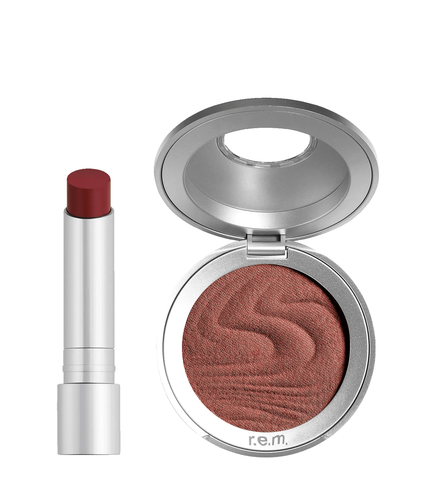 blur butter + hypernova satin matte blush set