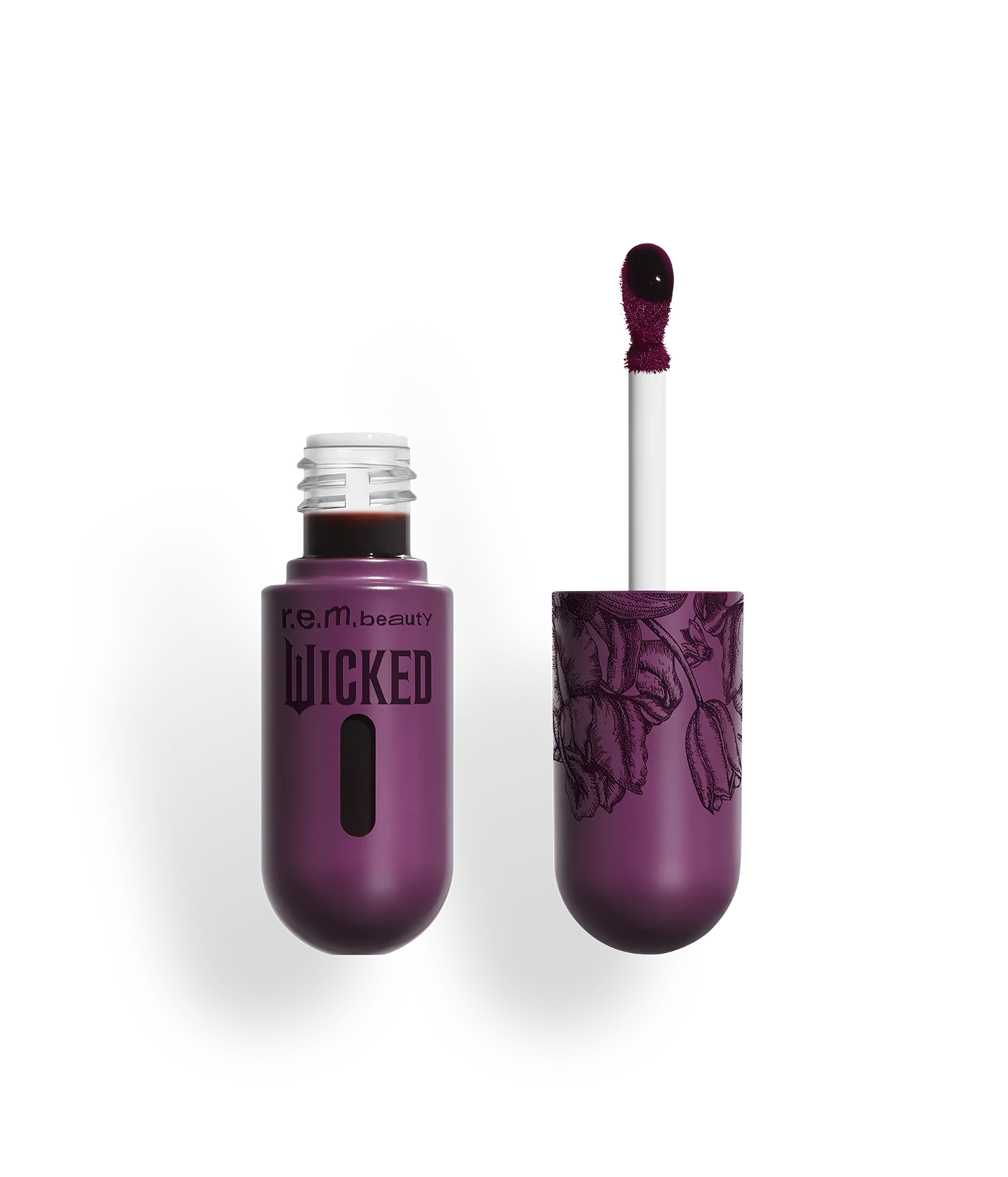 r.e.m. beauty x Wicked: For Good tulip field lip stain