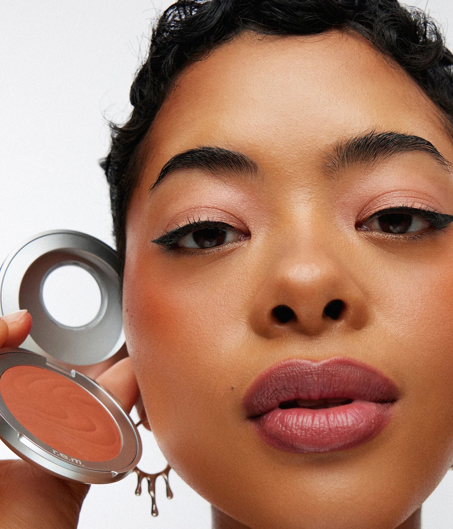 satin matte blush