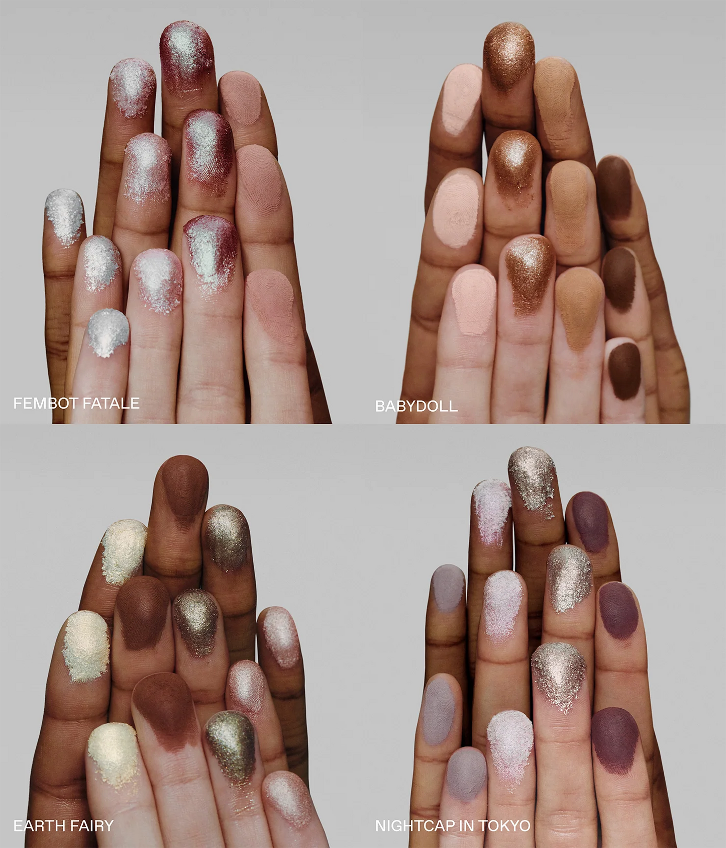 all 4 new sweet dreams eyeshadow quads