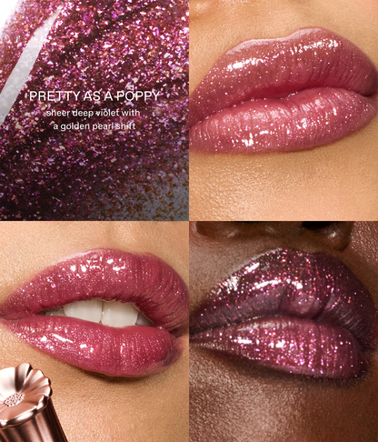 r.e.m. beauty x Wicked: For Good Poppy Plumping Lip Gloss