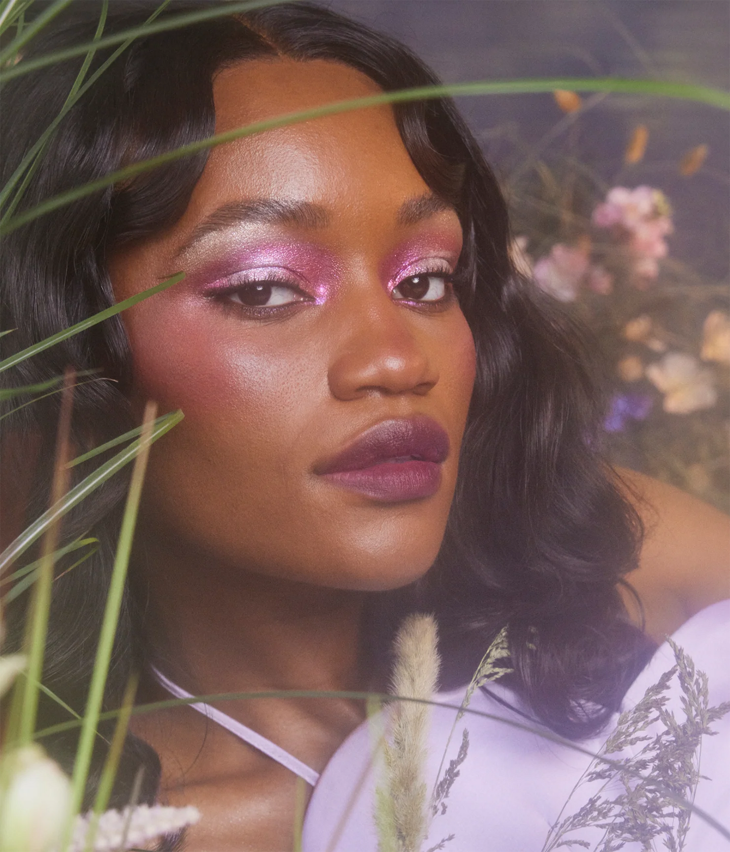 r.e.m. beauty x Wicked: For Good tulip field lip stain