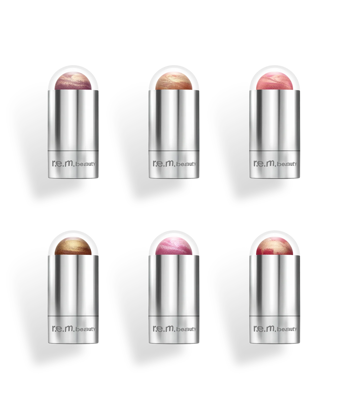 all 6 new mélange à trois blush & highlight sticks