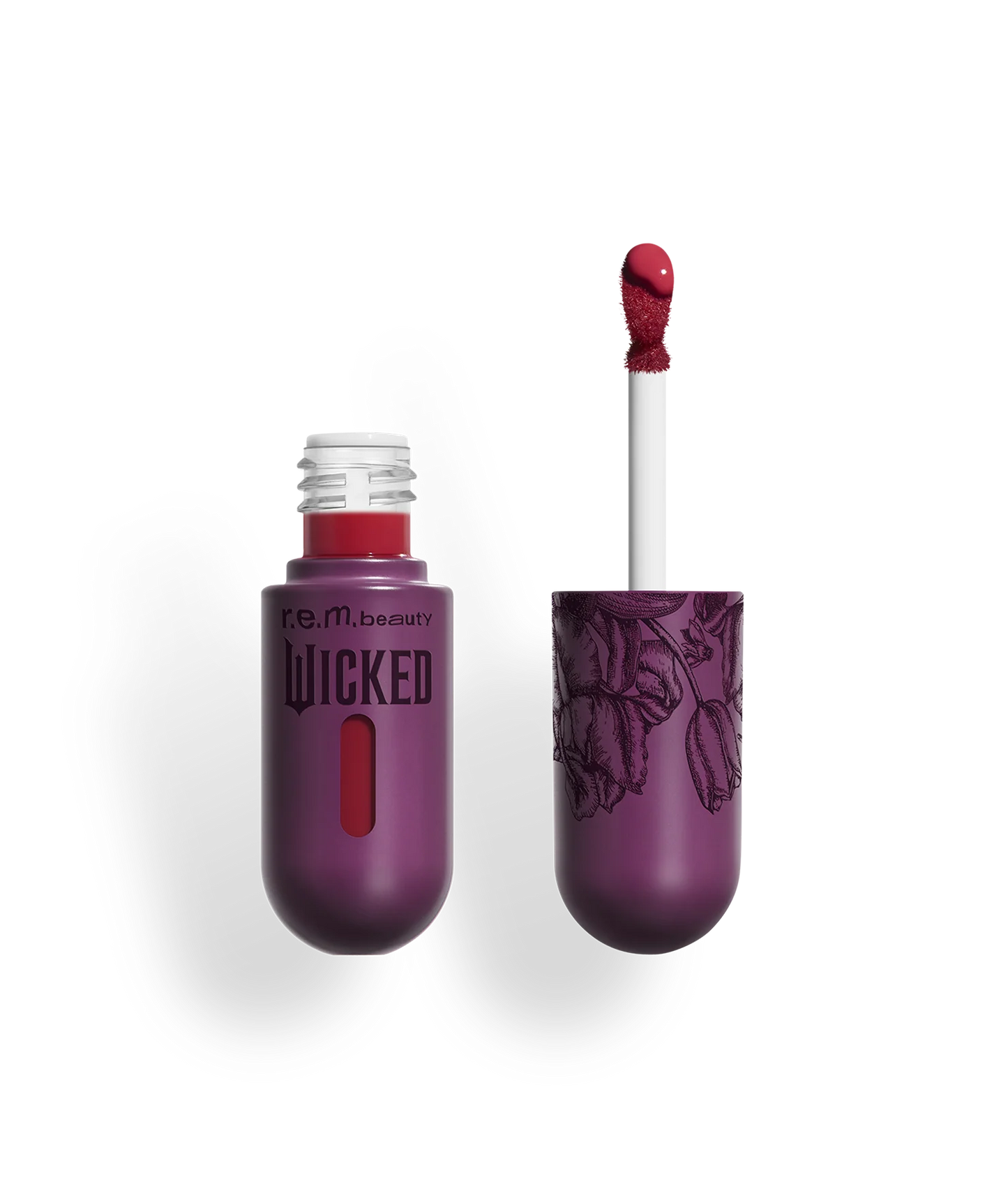 r.e.m. beauty x Wicked: For Good tulip field lip stain