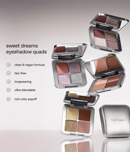all 4 new sweet dreams eyeshadow quads