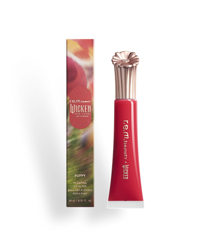 r.e.m. beauty x Wicked: For Good Poppy Plumping Lip Gloss