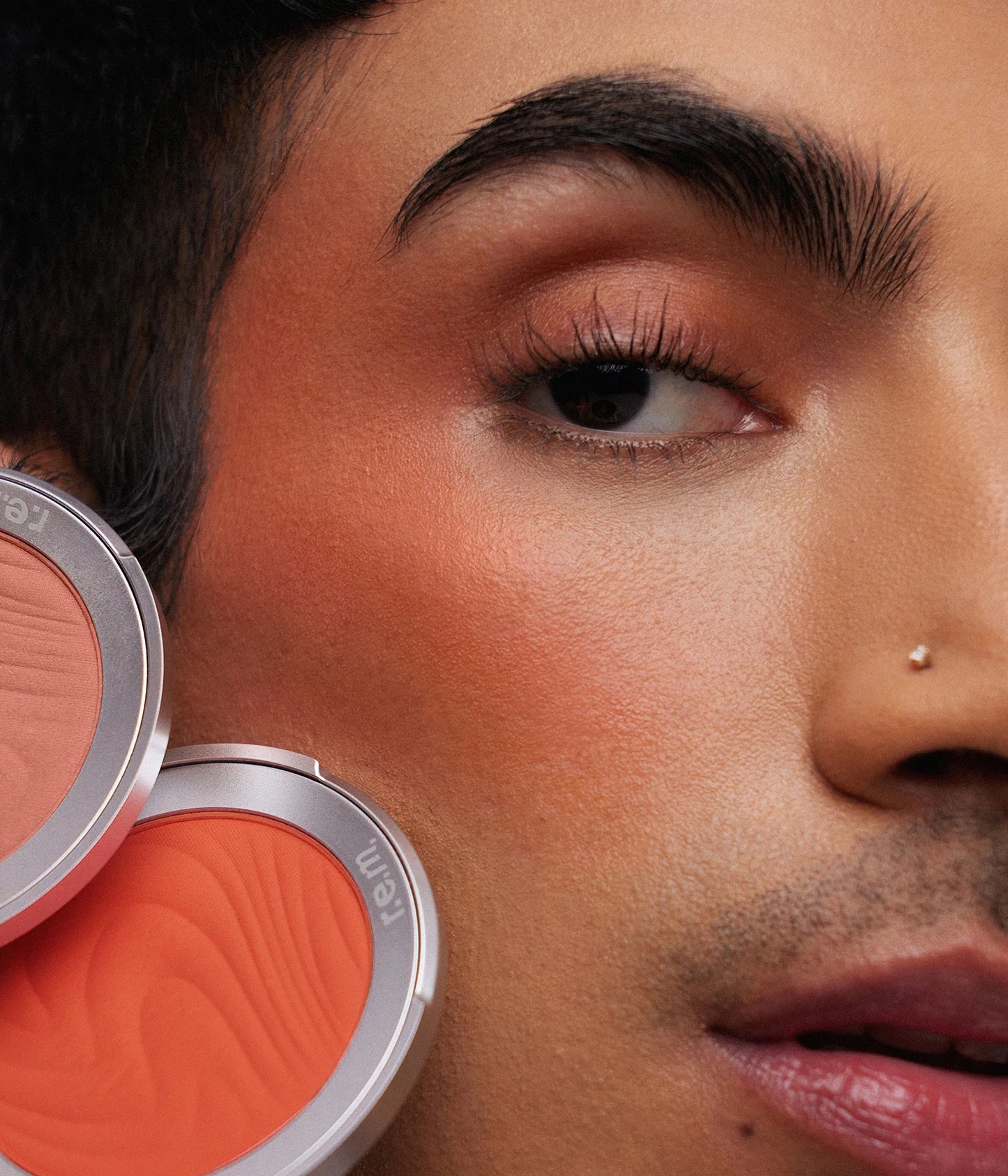 satin matte blush