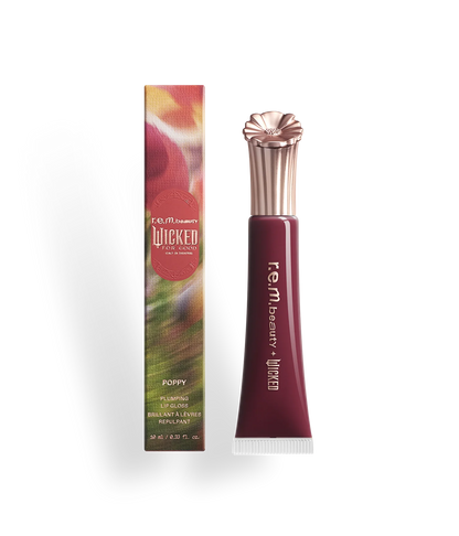 r.e.m. beauty x Wicked: For Good Poppy Plumping Lip Gloss